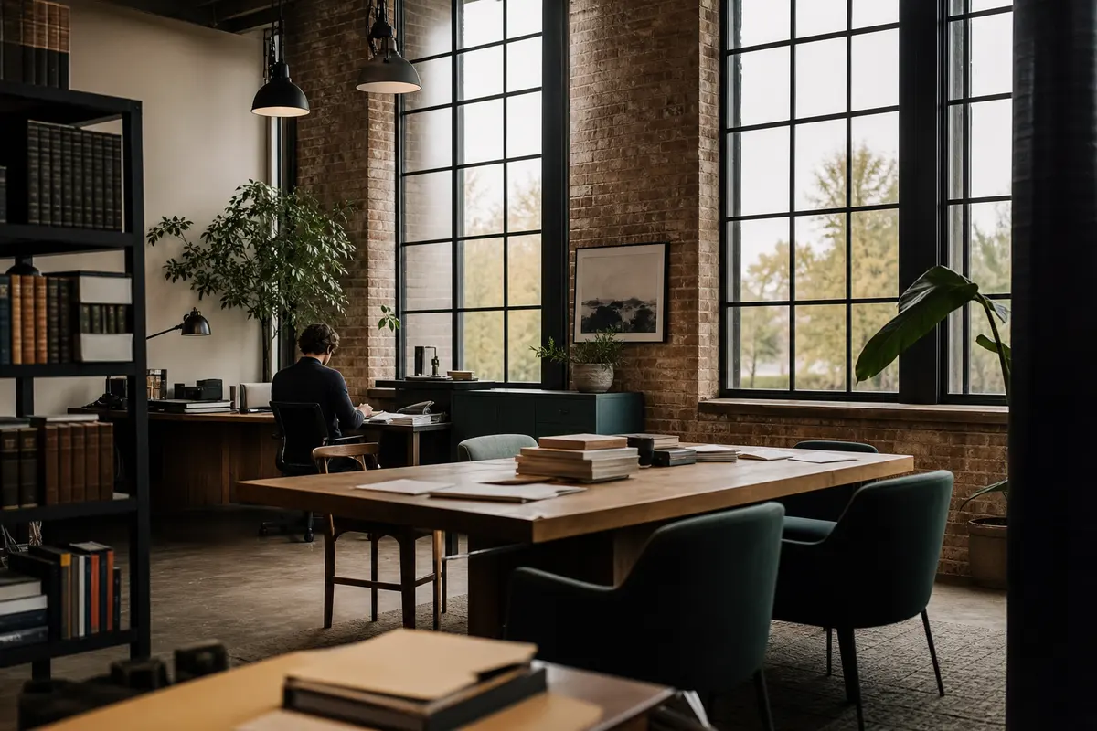 Editorial marketing planning scene for Stewartville, Minnesota