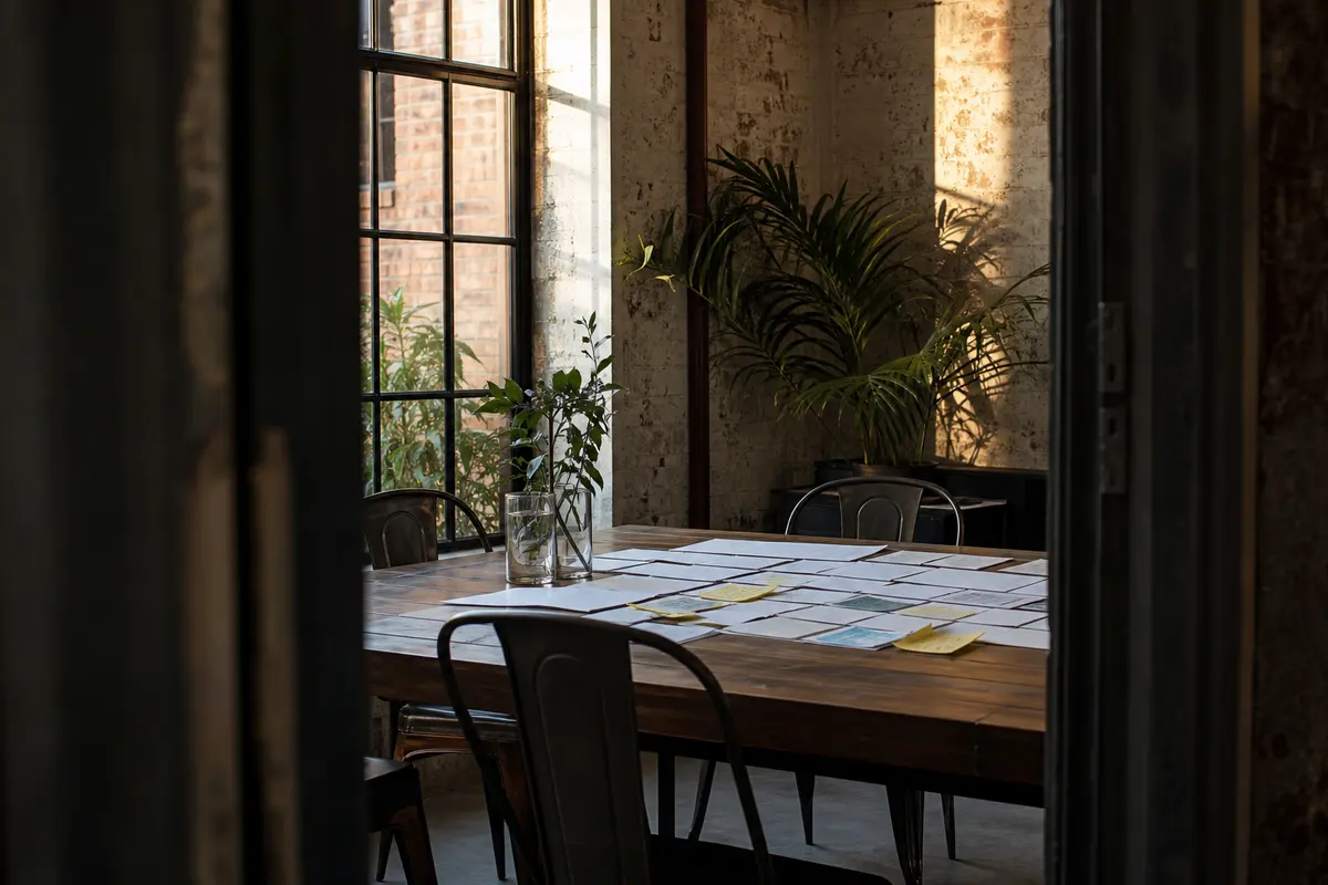 Editorial marketing planning scene for Waseca, Minnesota