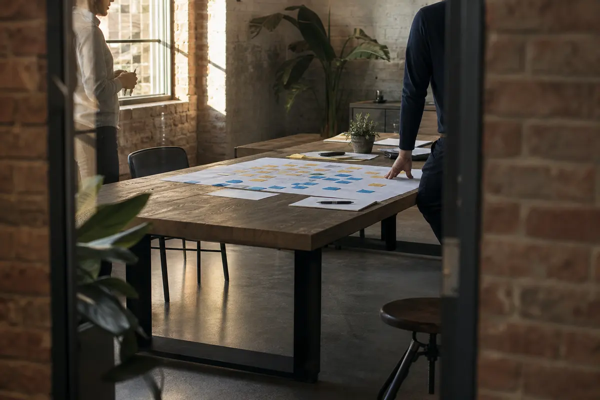 Editorial marketing planning scene for Legal News in Winona, Minnesota