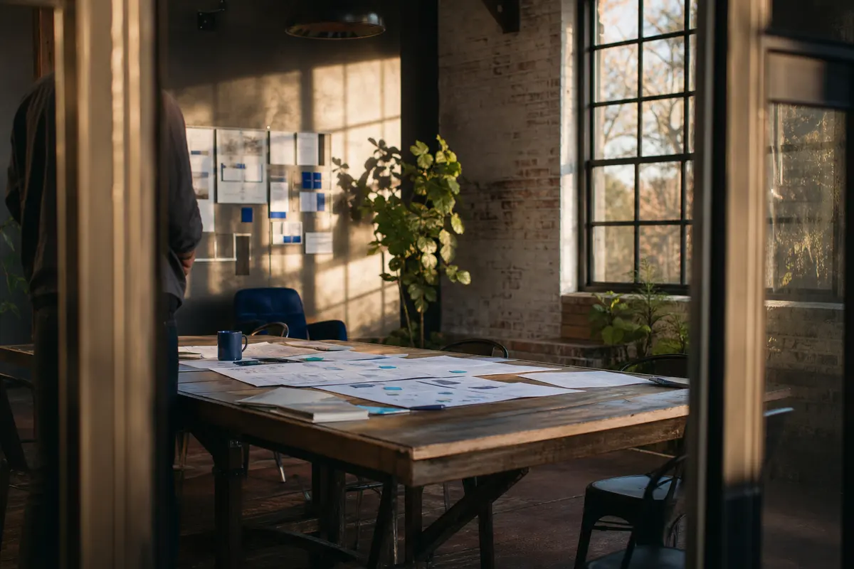 Editorial marketing planning scene for Local Service Ads in Booneville, Mississippi