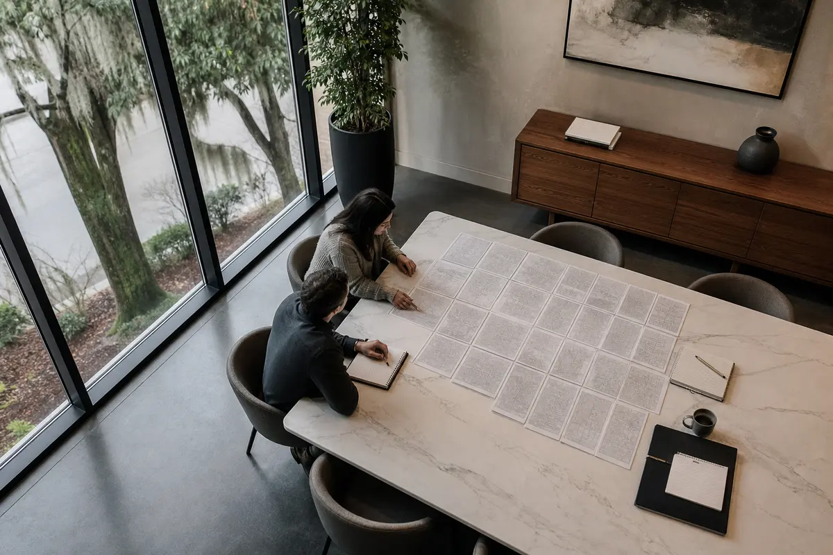 Editorial marketing planning scene for Brookhaven, Mississippi