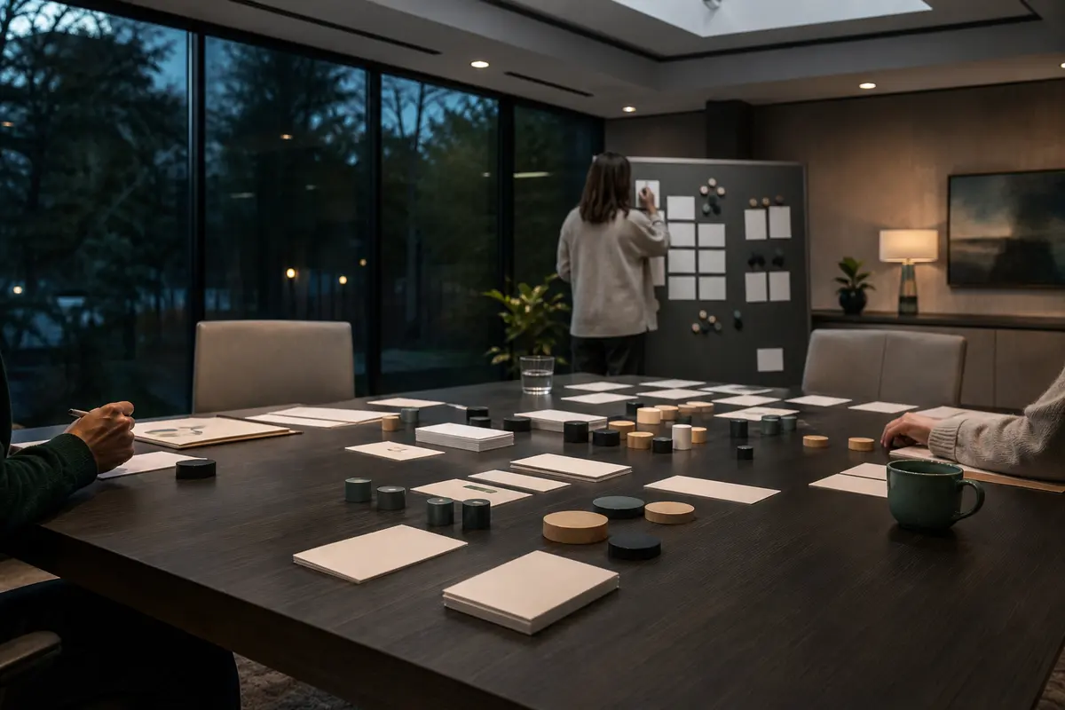 Editorial platform planning scene for ROI Dashboard in Forest, Mississippi
