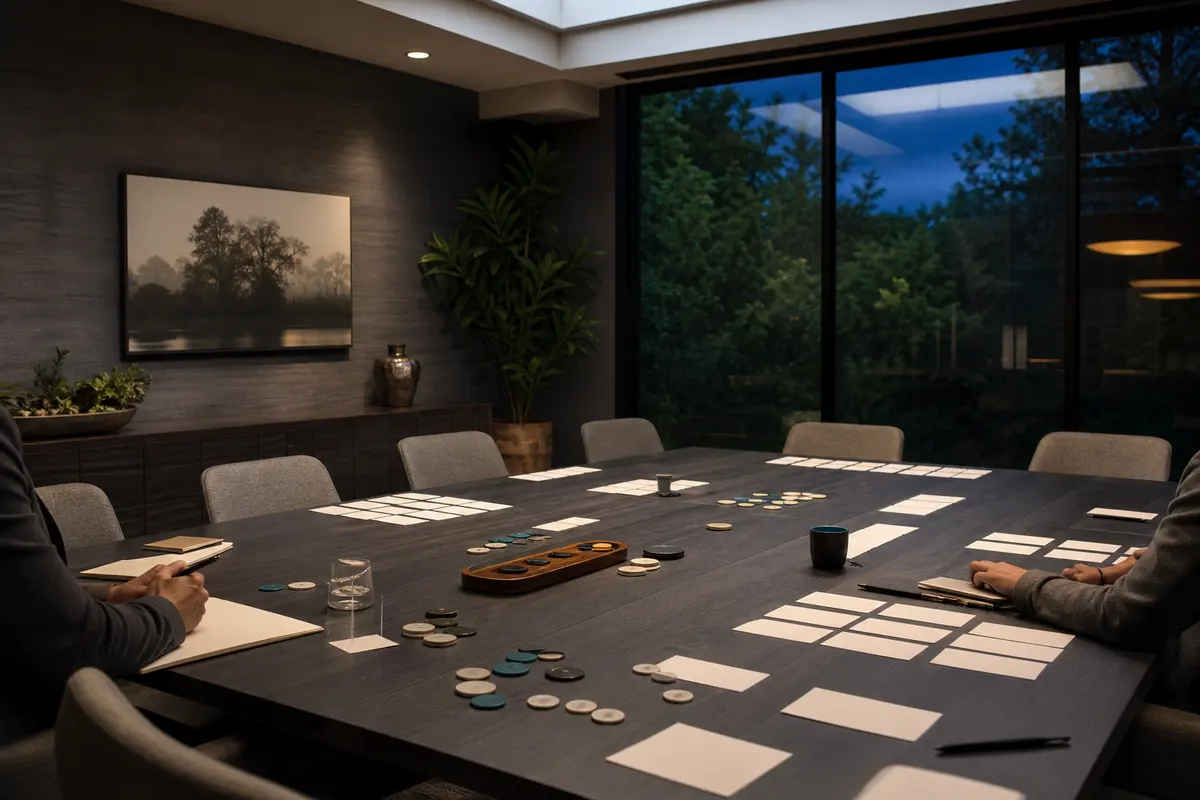 Editorial platform planning scene for Custom Software in Berkeley, Missouri