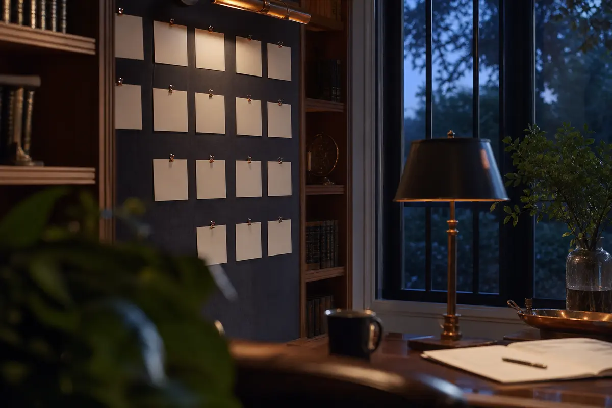 Editorial marketing planning scene for Bonne Terre, Missouri