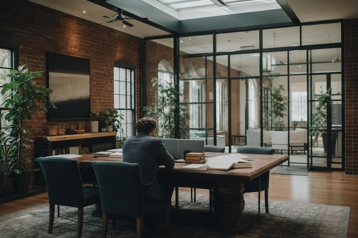 Editorial marketing planning scene for Legal News in Carthage, Missouri