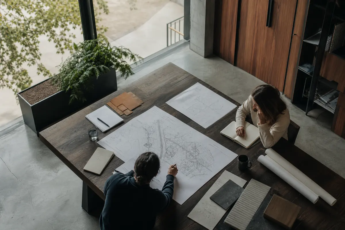 Editorial platform planning scene for Custom Software in Clayton, Missouri