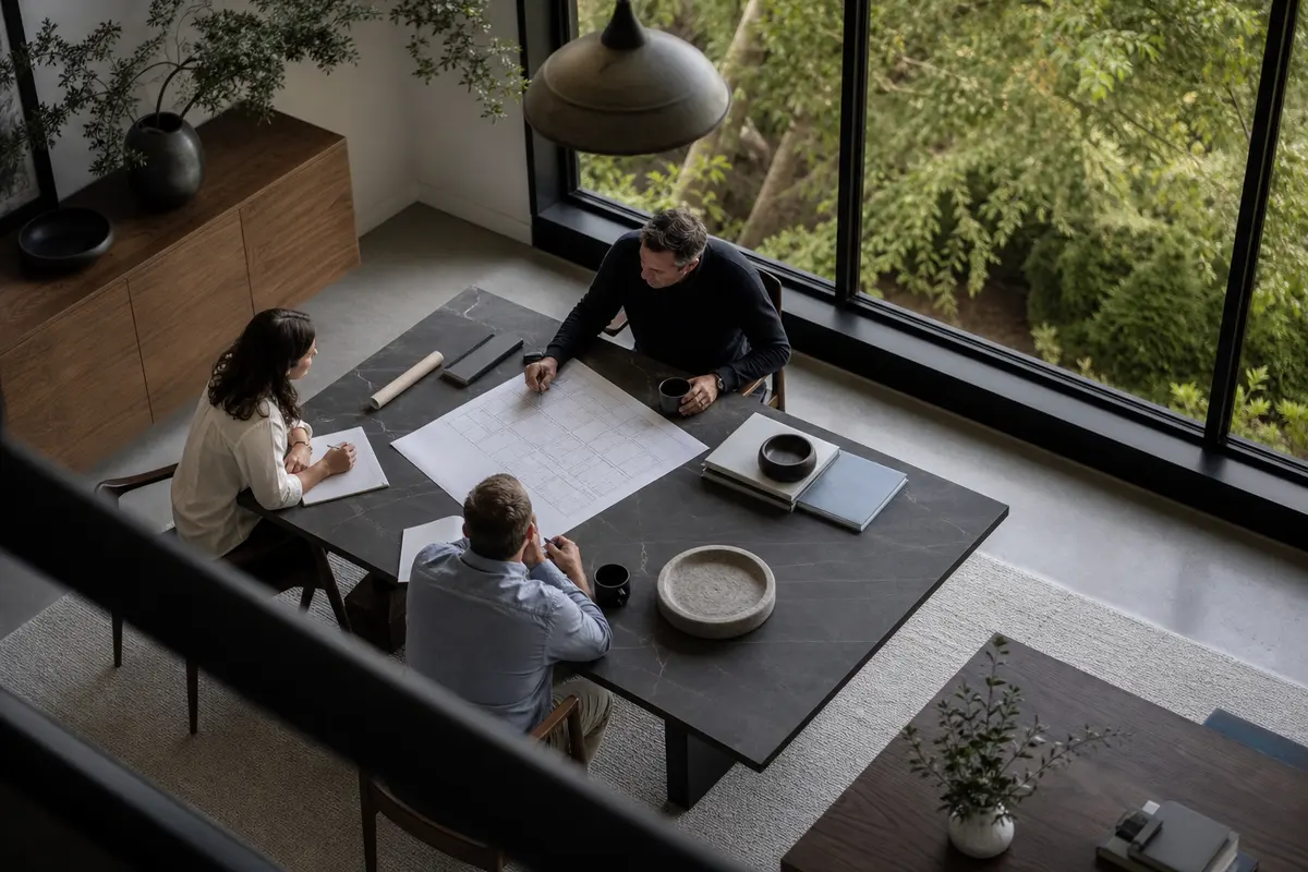 Editorial marketing planning scene for Reputation & Reviews in Columbia, Missouri