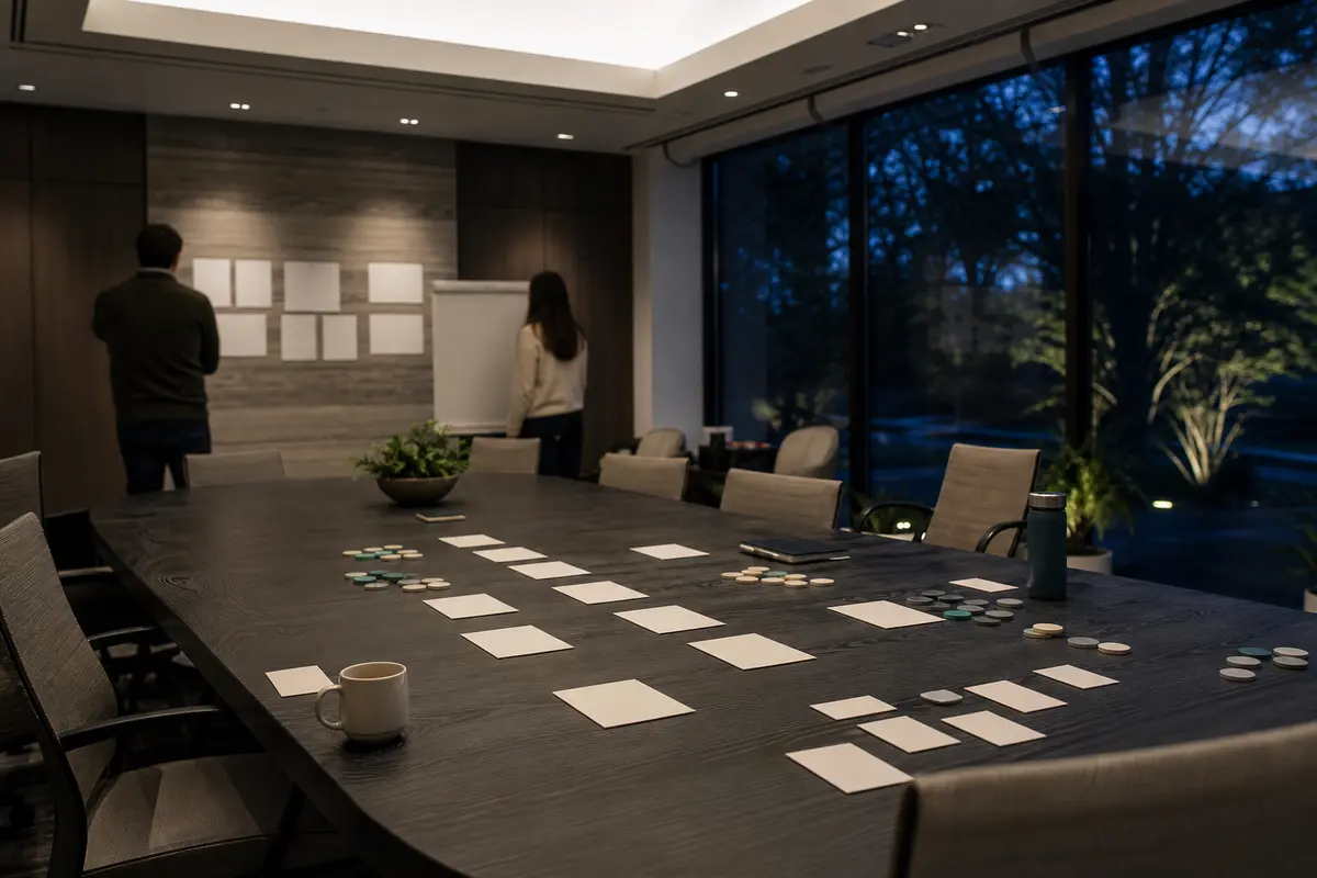 Editorial platform planning scene for Dedicated Hosting in Des Peres, Missouri