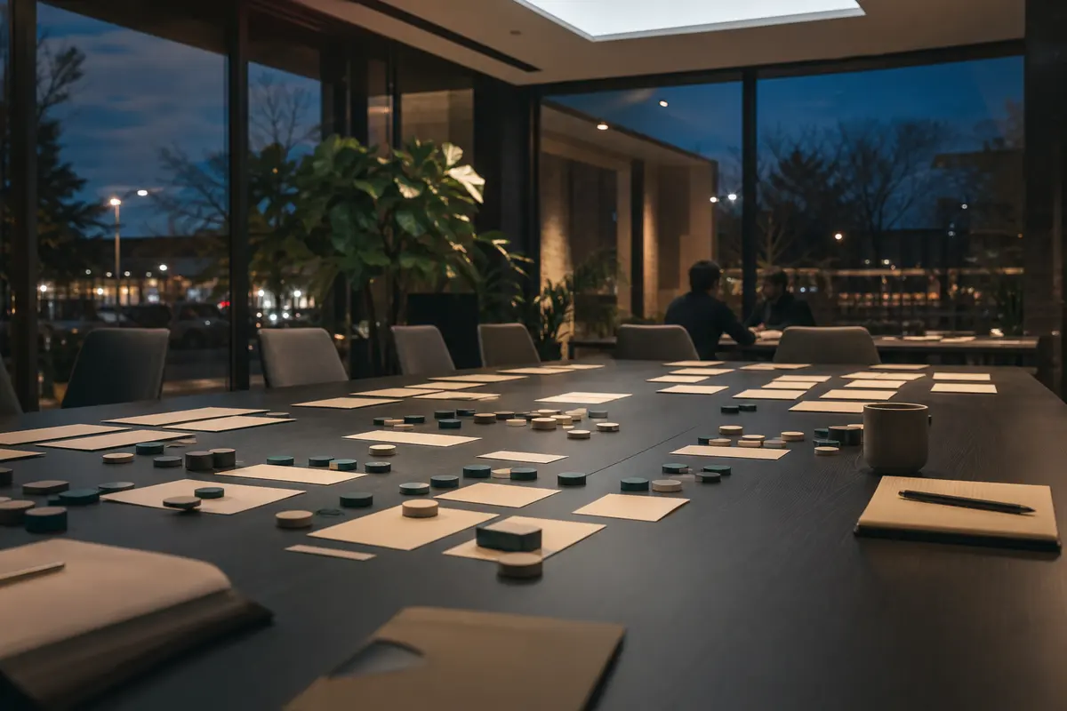 Editorial platform planning scene for Dedicated Hosting in Farmington, Missouri