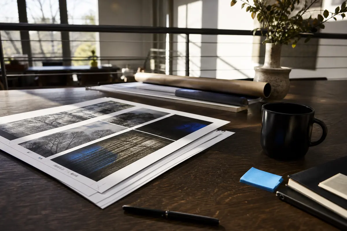 Editorial marketing planning scene for Grandview, Missouri