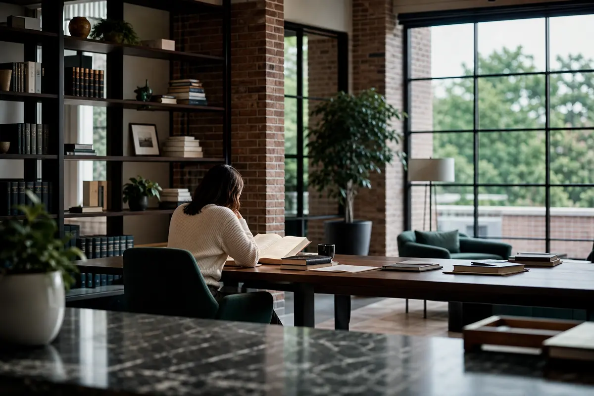 Editorial marketing planning scene for Independence, Missouri