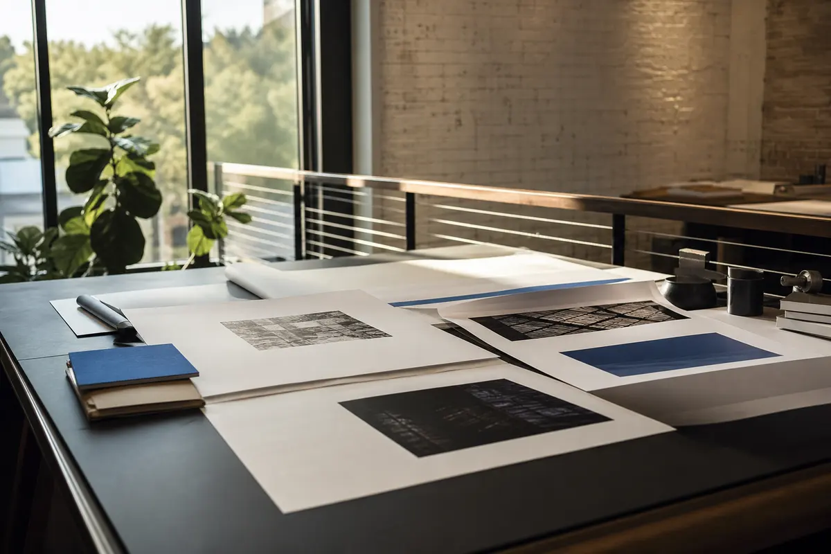 Editorial marketing planning scene for Maplewood, Missouri