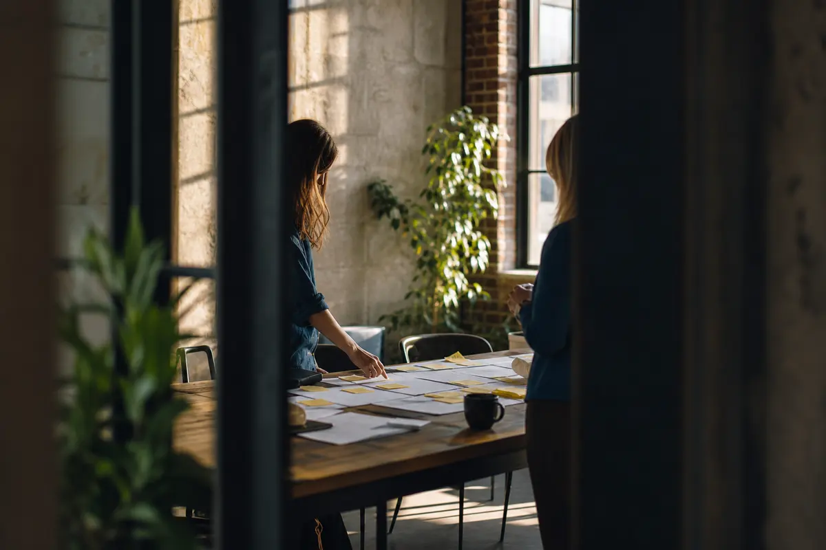 Editorial marketing planning scene for Marshall, Missouri