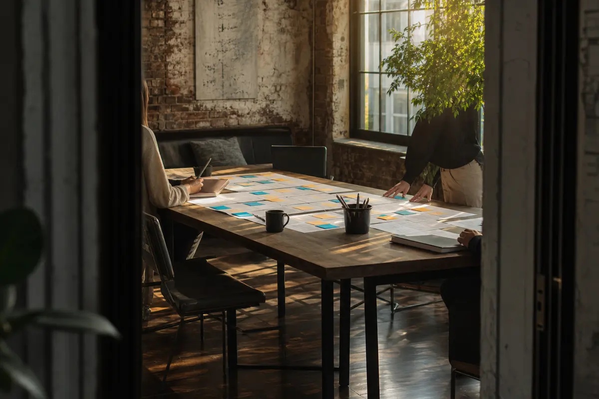 Editorial marketing planning scene for Savannah, Missouri