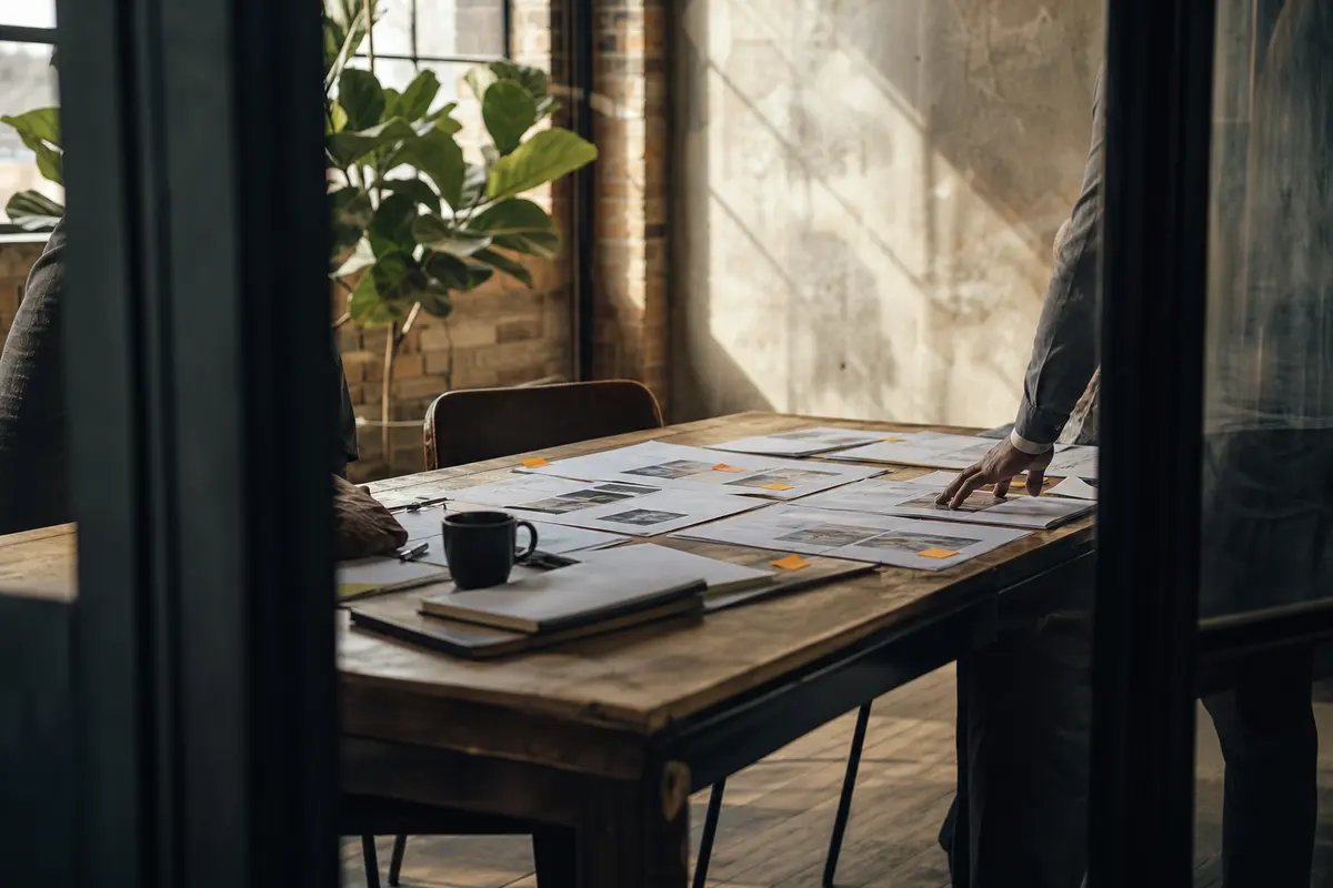 Editorial marketing planning scene for Wentzville, Missouri