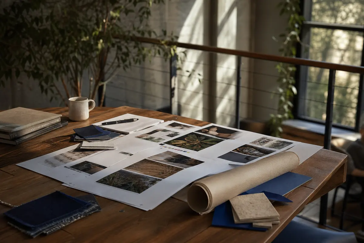 Editorial marketing planning scene for Programmatic SEO in Orchard Homes, Montana