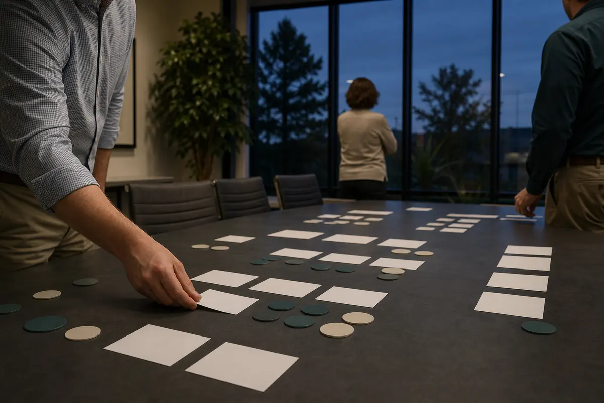 Editorial platform planning scene for ROI Dashboard in Holdrege, Nebraska