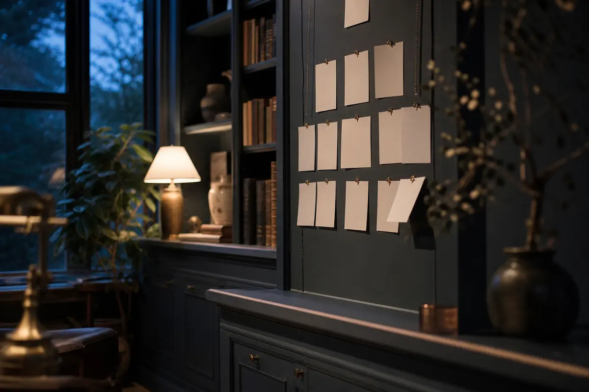 Editorial marketing planning scene for Offutt AFB, Nebraska
