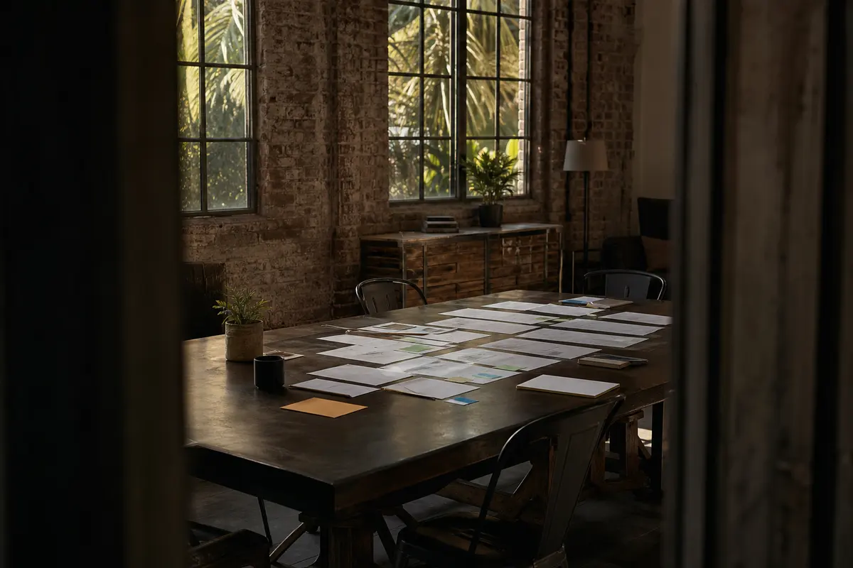 Editorial marketing planning scene for Local Service Ads in North Las Vegas, Nevada