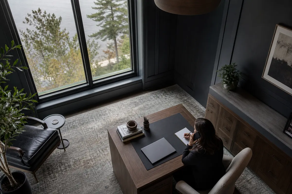 Editorial intake planning scene for Lead Attribution in Moultonborough, New Hampshire