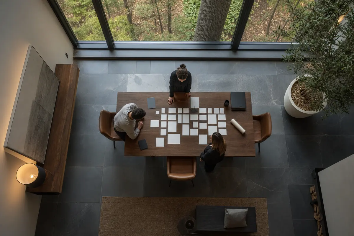 Editorial marketing planning scene for Legal News in Plaistow, New Hampshire
