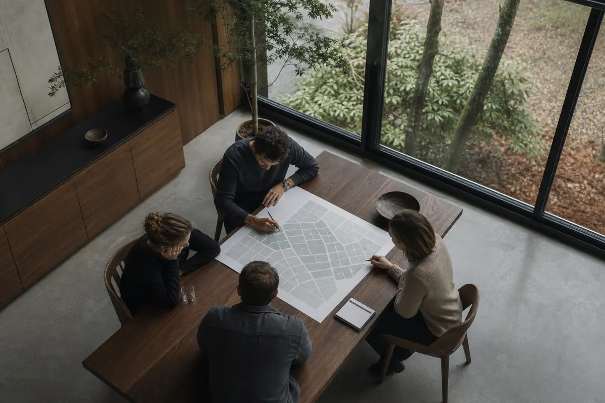 Editorial marketing planning scene for Local Service Ads in Claremont, New Hampshire