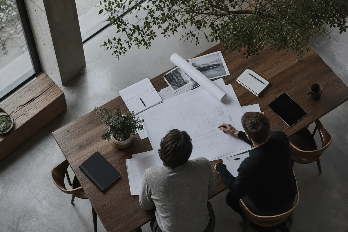 Editorial platform planning scene for Dedicated Hosting in Lebanon, New Hampshire