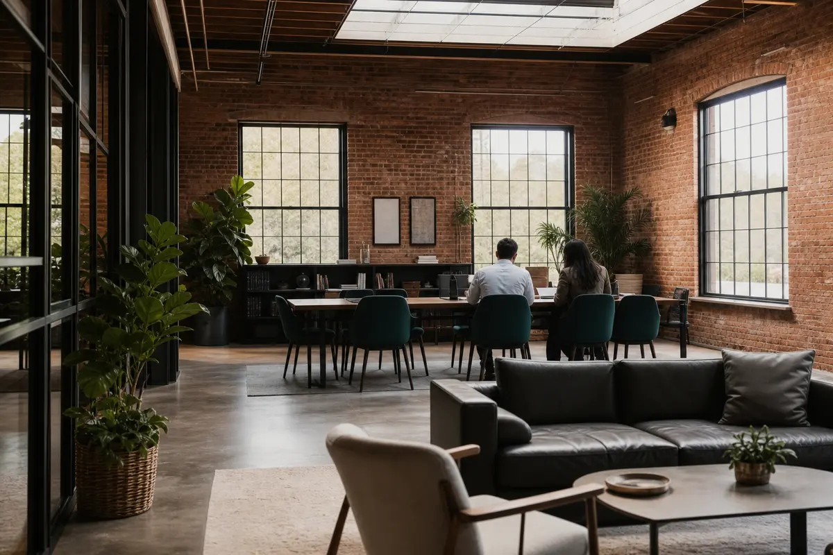 Editorial marketing planning scene for Newmarket, New Hampshire