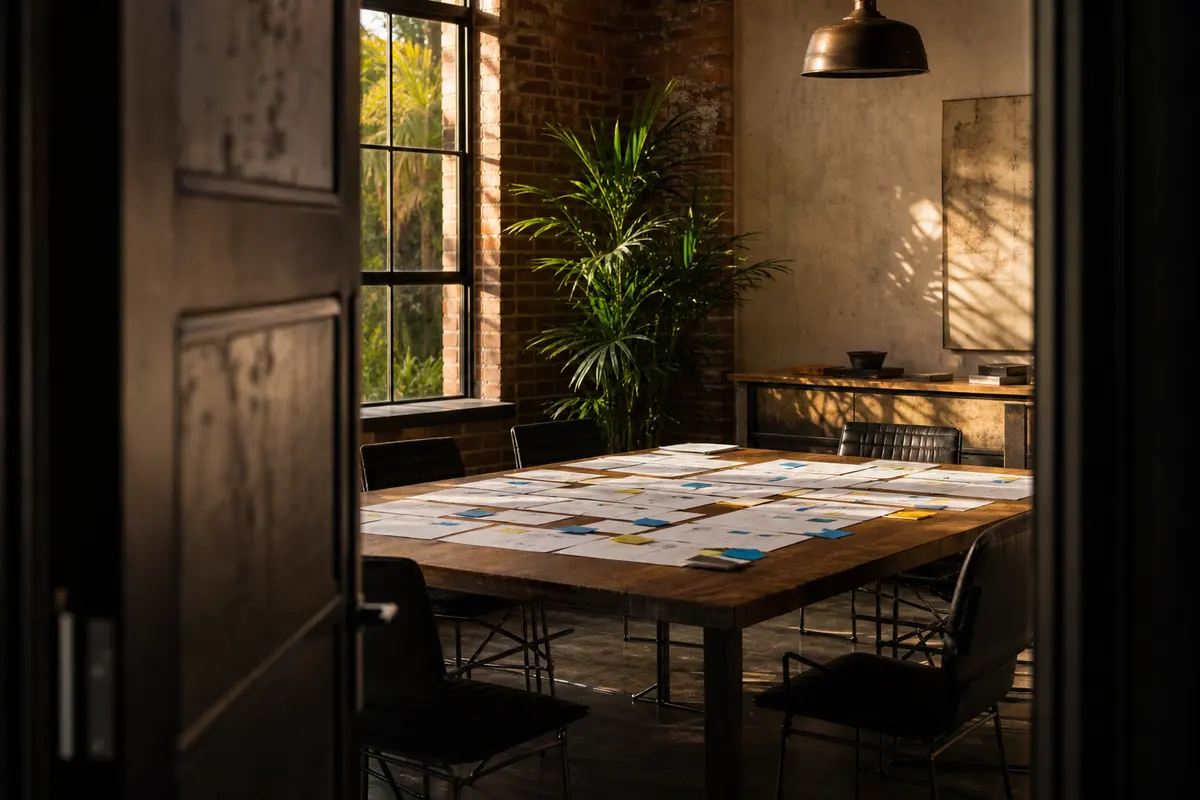Editorial marketing planning scene for Legal News in Teaneck, New Jersey