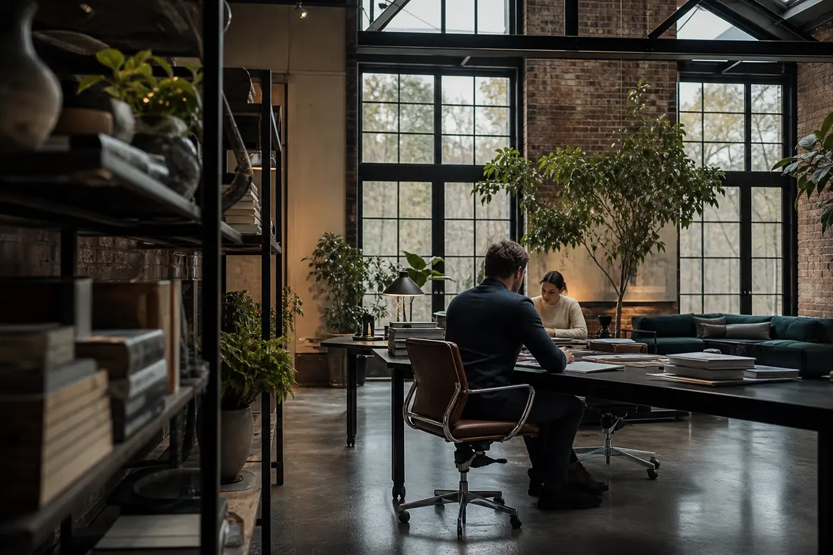 Editorial marketing planning scene for AI SEO in Wyckoff, New Jersey