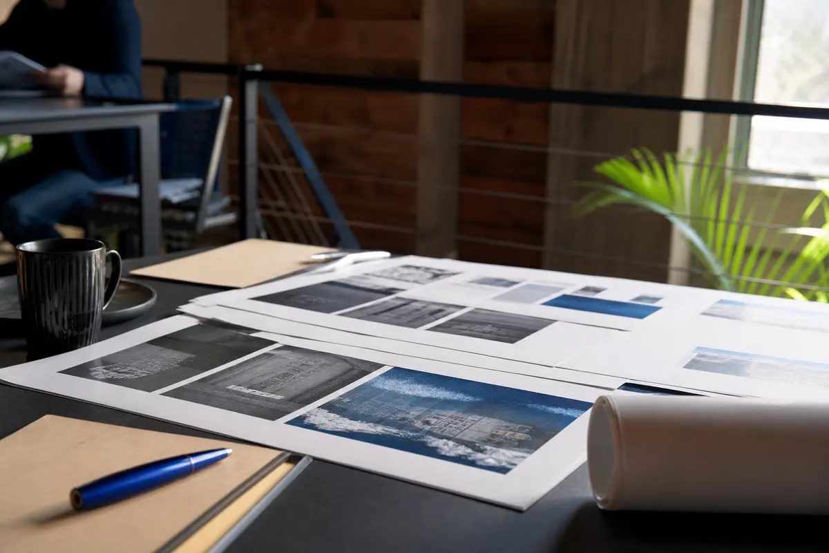 Editorial marketing planning scene for Legal News in Bordentown, New Jersey