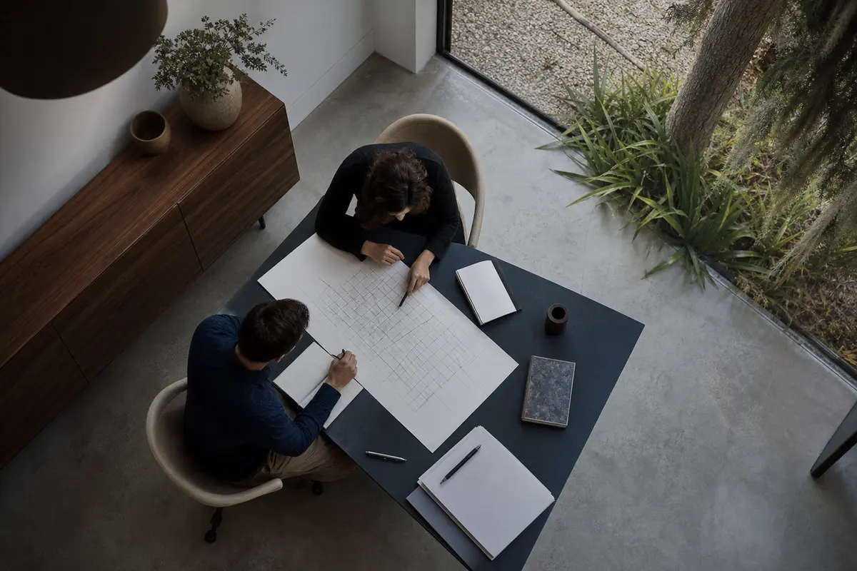 Editorial marketing planning scene for Local Service Ads in Delran, New Jersey