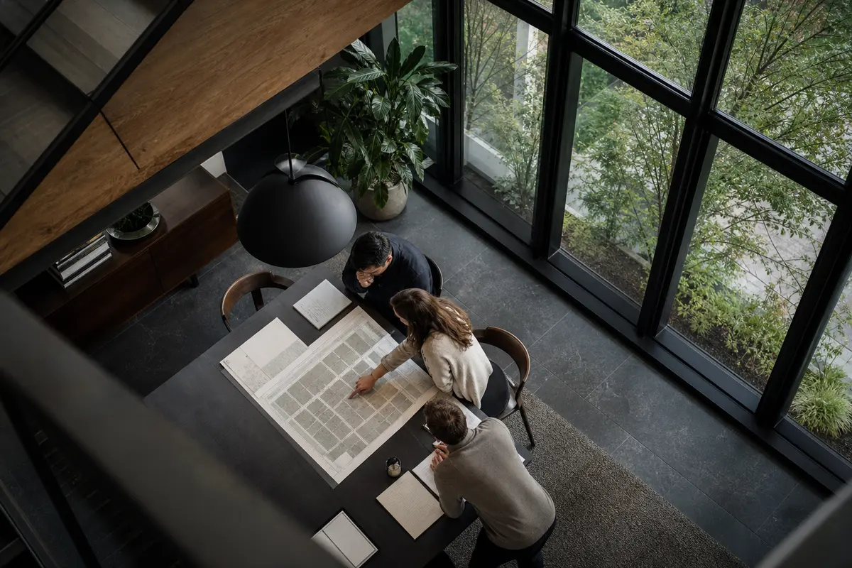 Editorial marketing planning scene for Riverside, New Jersey
