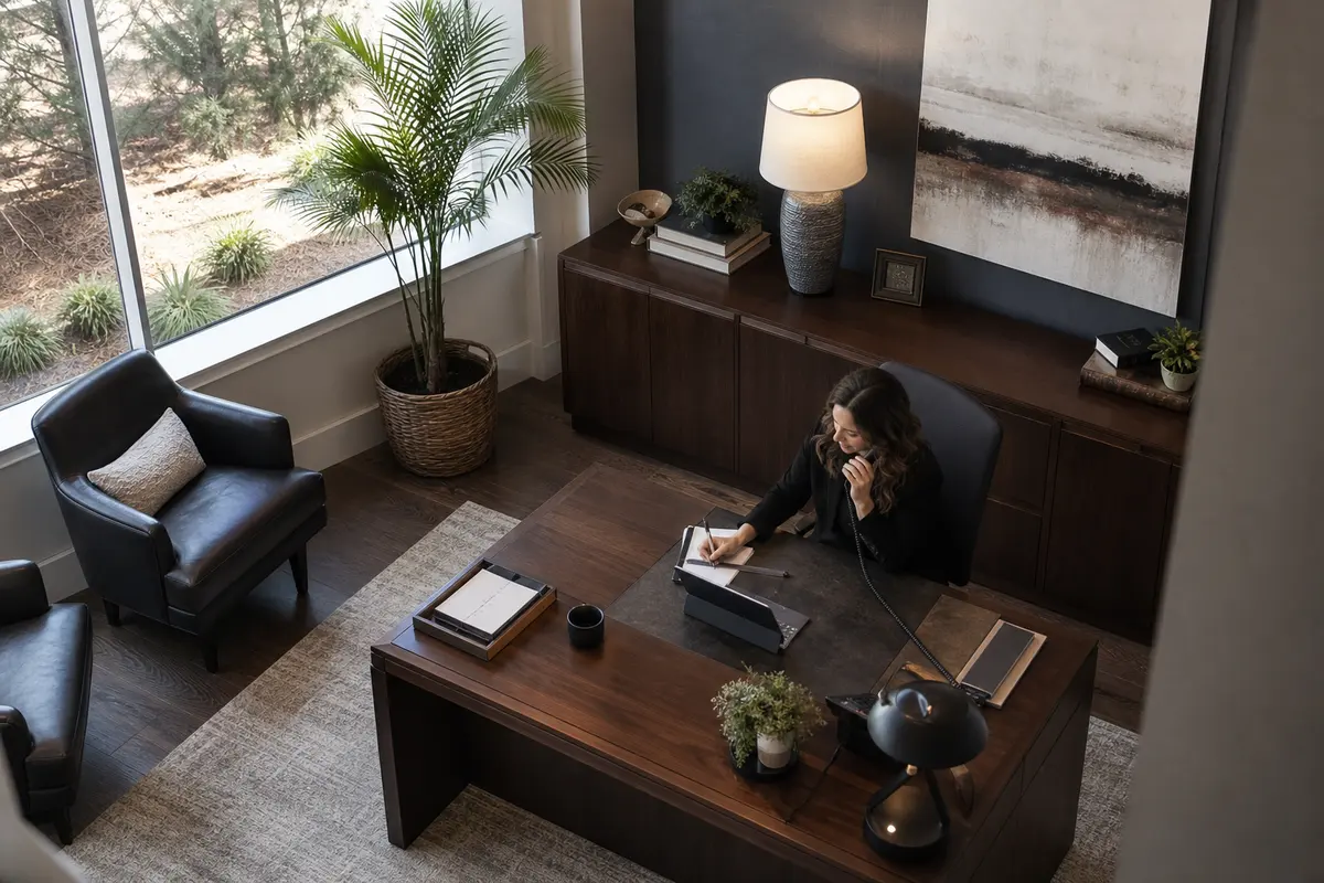 Editorial intake planning scene for Intake Coach in Shamong, New Jersey