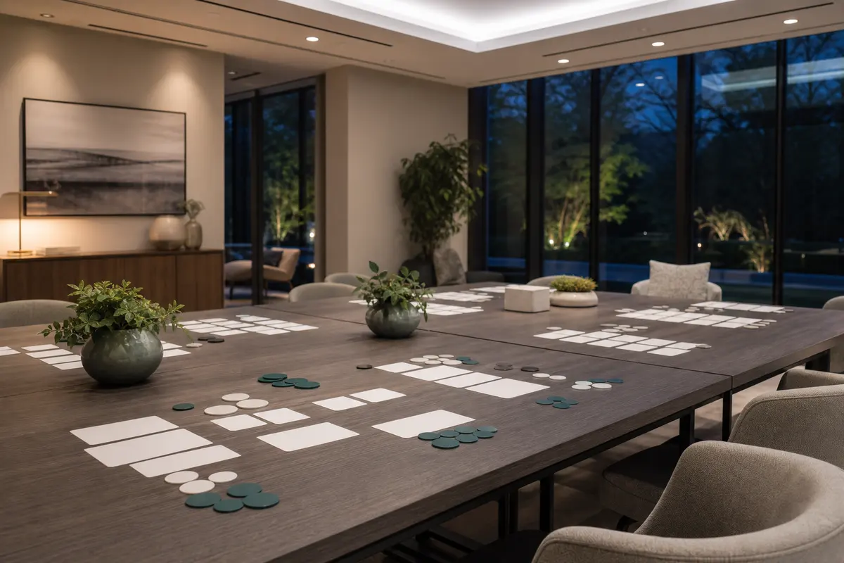 Editorial platform planning scene for Custom Software in Berlin, New Jersey