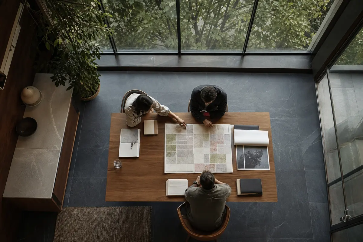 Editorial marketing planning scene for Voorhees, New Jersey