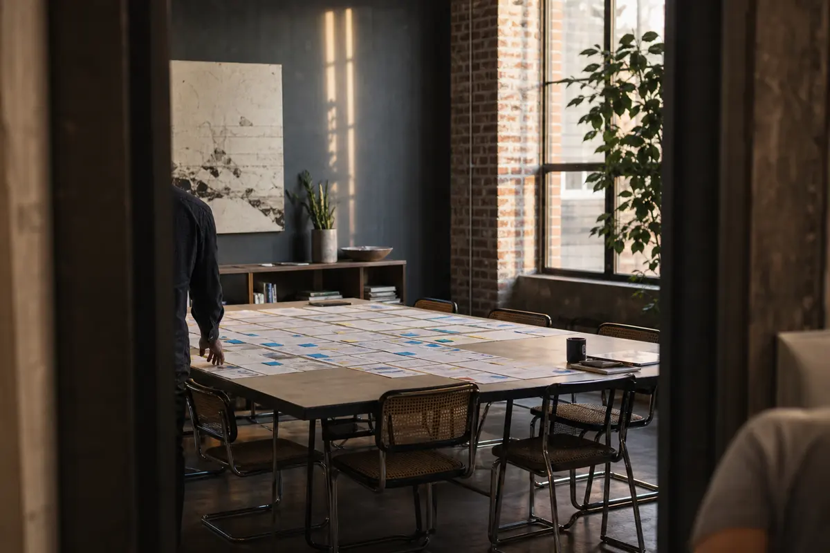 Editorial marketing planning scene for Legal News in Bloomfield, New Jersey