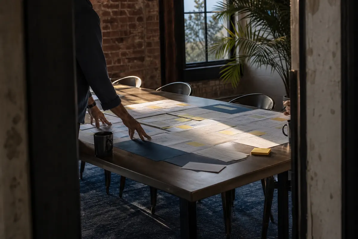 Editorial marketing planning scene for Programmatic SEO in Livingston, New Jersey