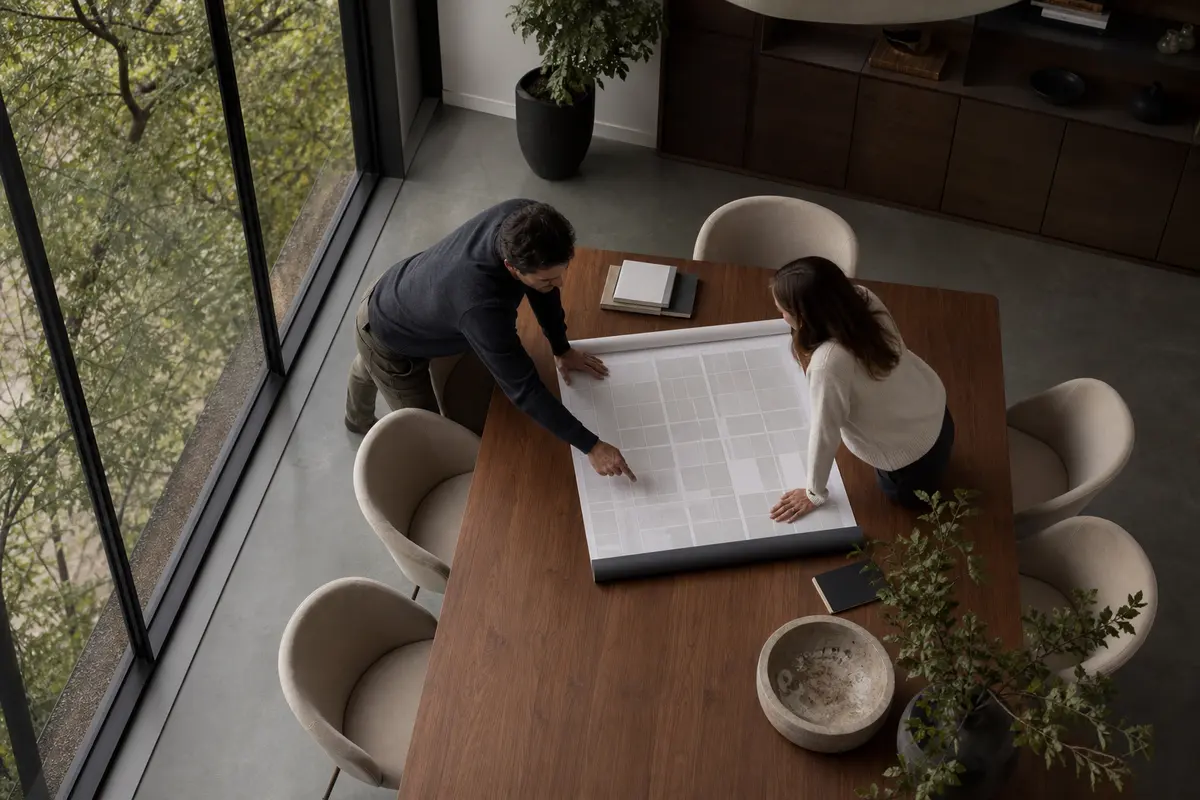 Editorial marketing planning scene for AI SEO in Franklin, New Jersey