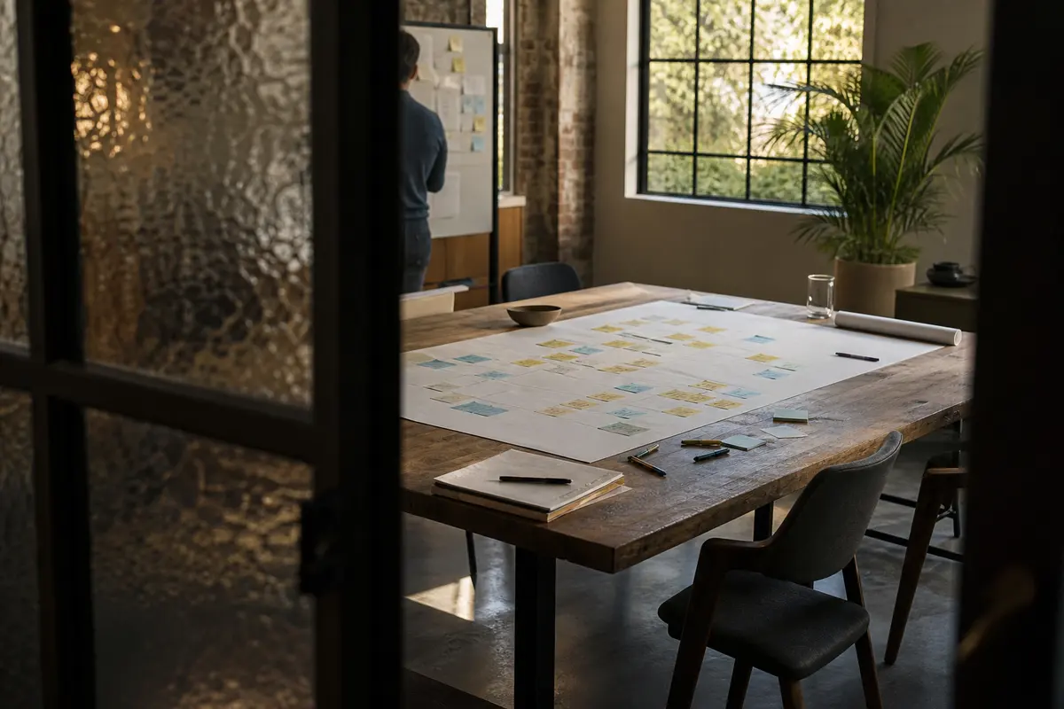 Editorial marketing planning scene for Washington, New Jersey