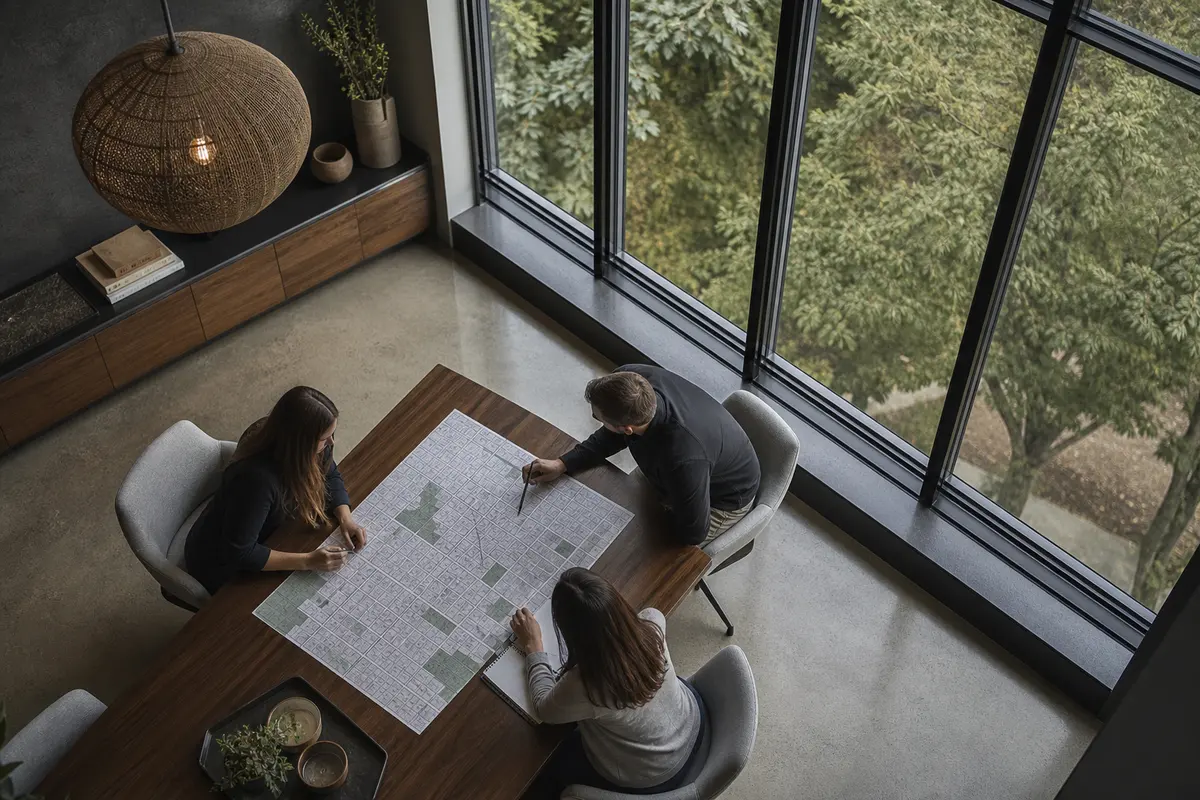 Editorial marketing planning scene for Union, New Jersey