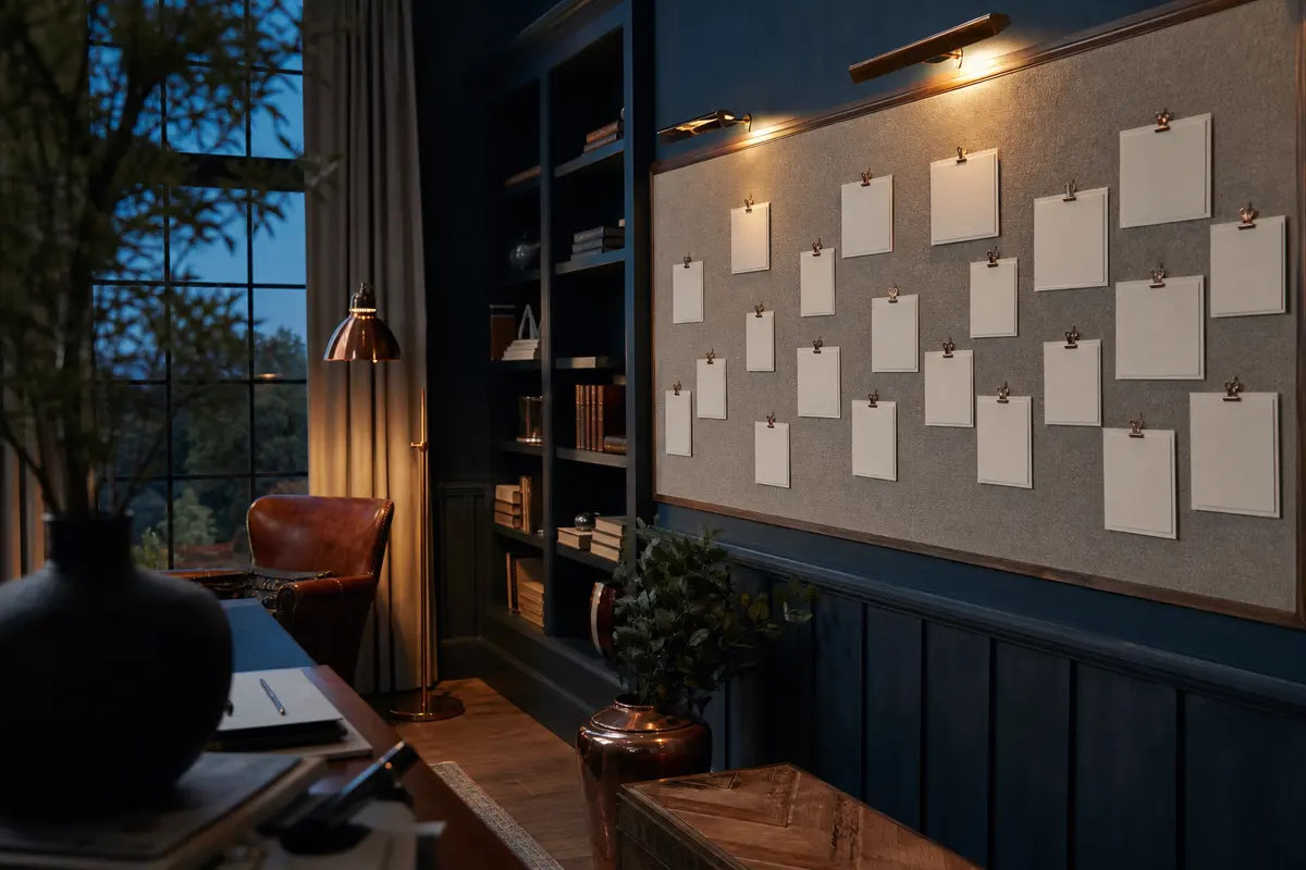 Editorial marketing planning scene for AI SEO in Hopewell, New Jersey