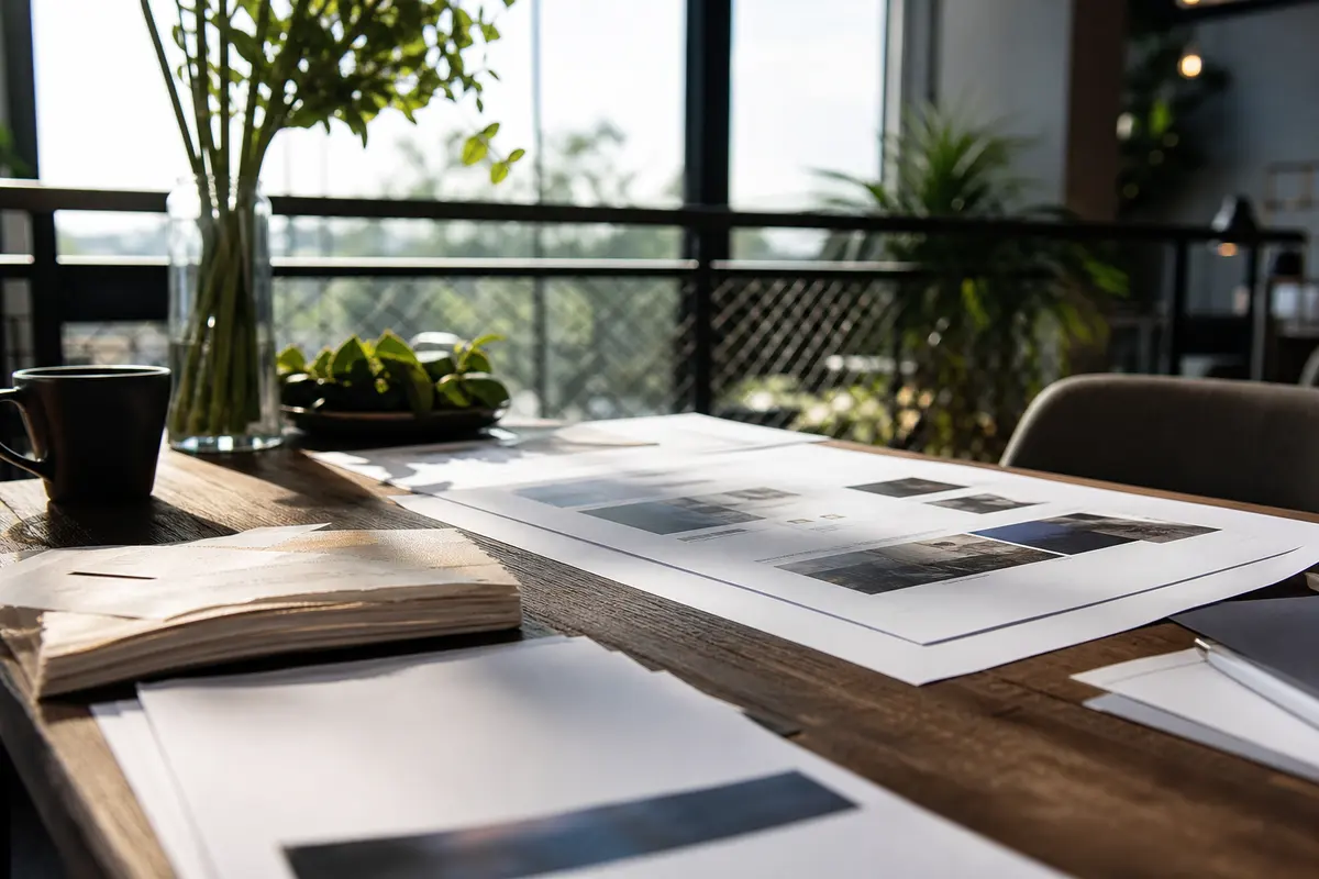Editorial marketing planning scene for East Brunswick, New Jersey