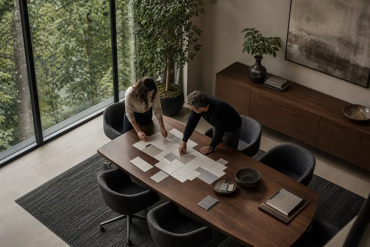 Editorial marketing planning scene for Piscataway, New Jersey