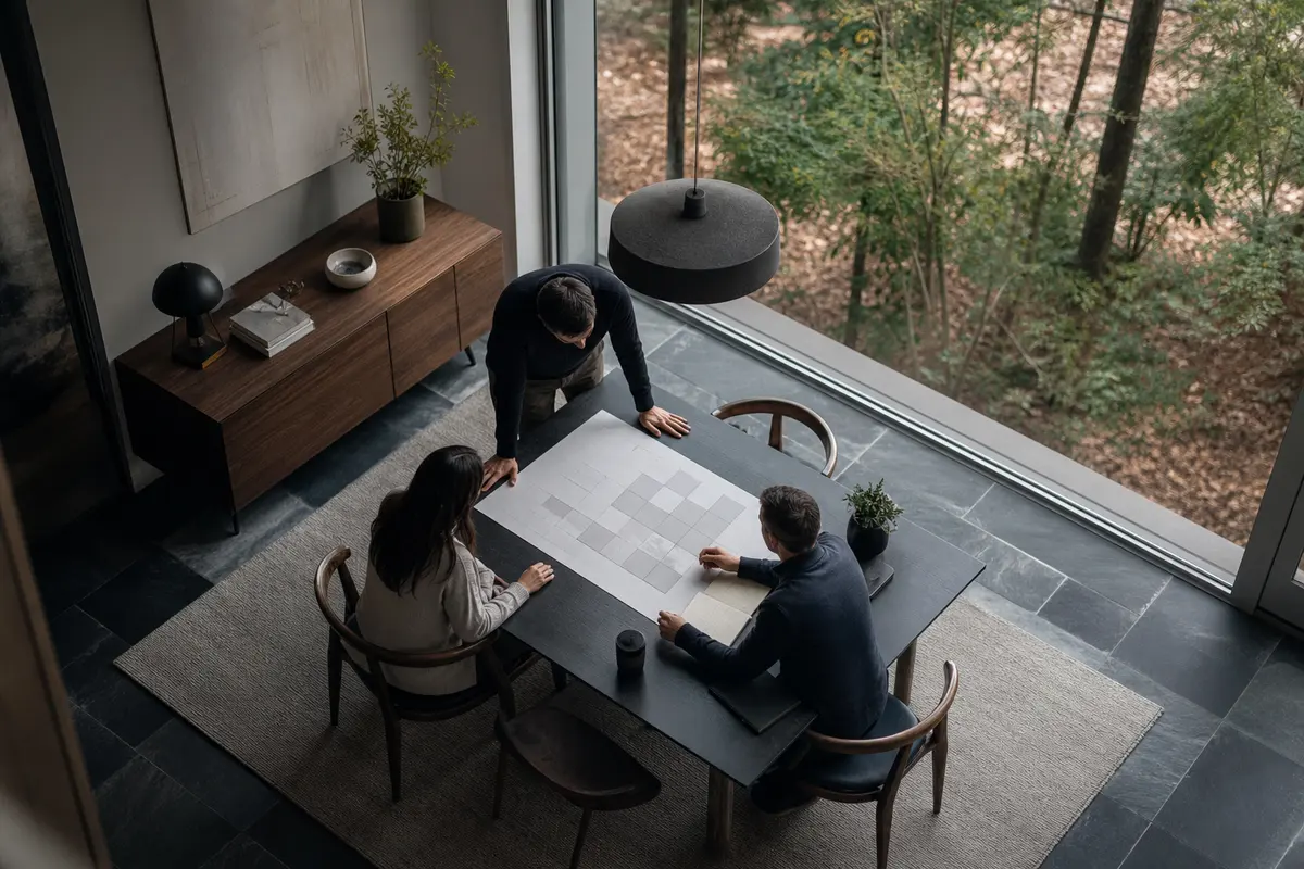 Editorial marketing planning scene for Local Service Ads in Freehold, New Jersey