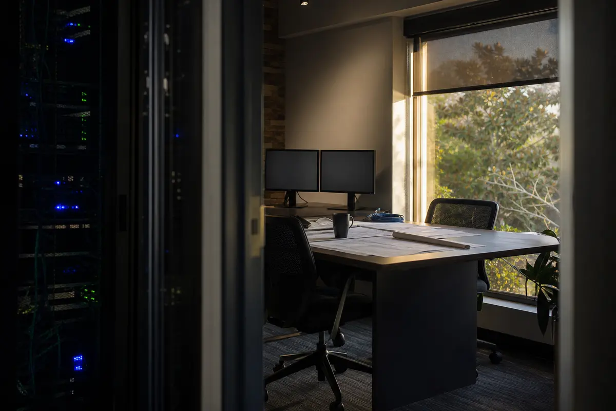 Editorial platform planning scene for Dedicated Hosting in Manalapan, New Jersey