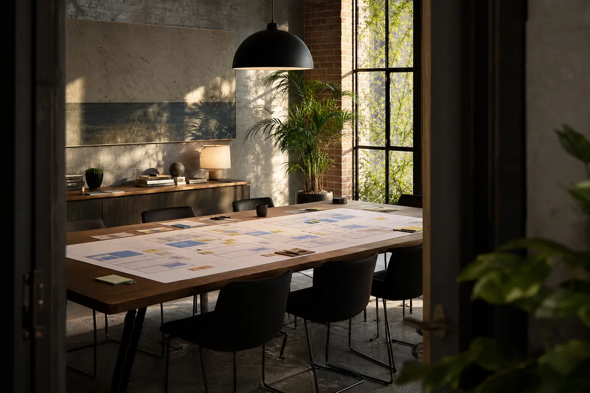 Editorial marketing planning scene for Toms River, New Jersey
