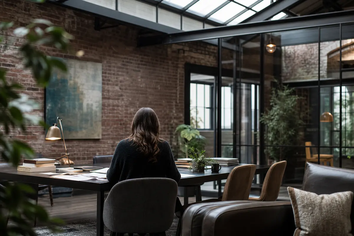 Editorial marketing planning scene for AI SEO in Bernards, New Jersey