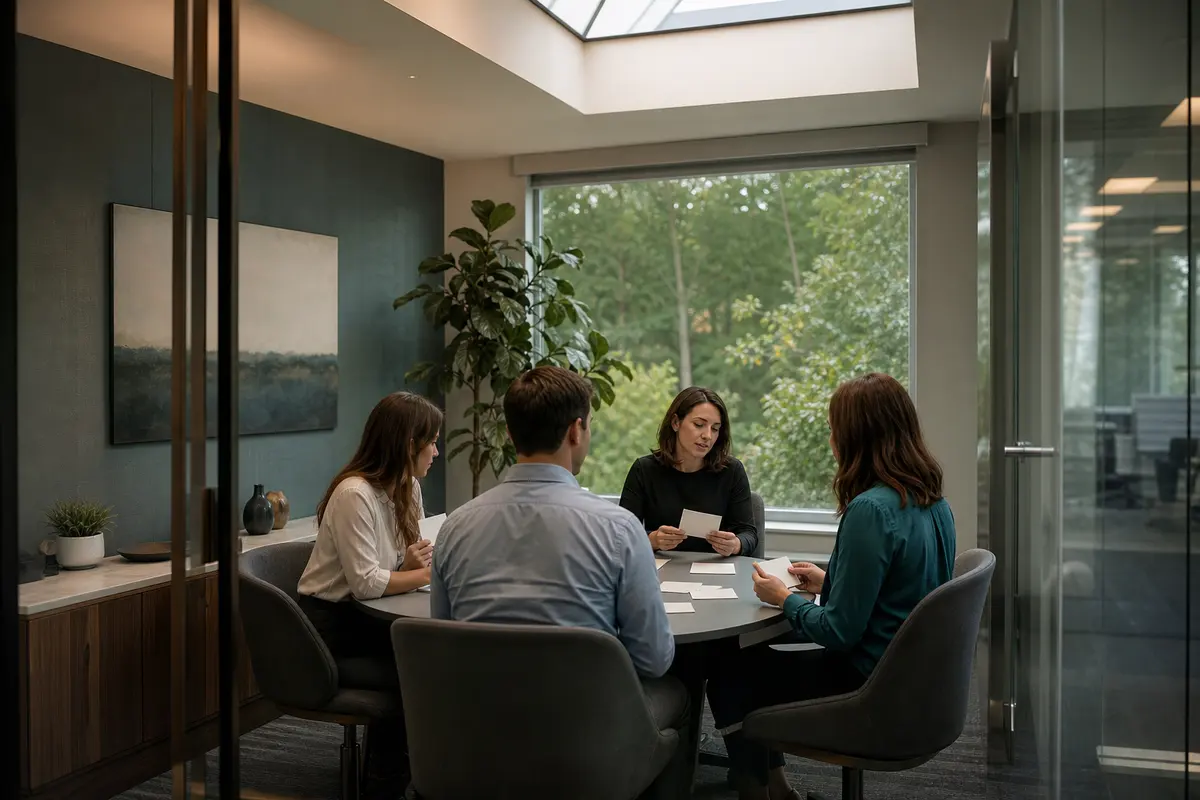 Editorial intake planning scene for Automation in Bridgewater, New Jersey