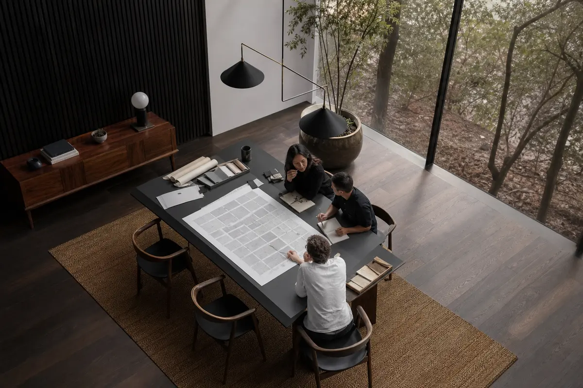 Editorial marketing planning scene for Camden, New Jersey